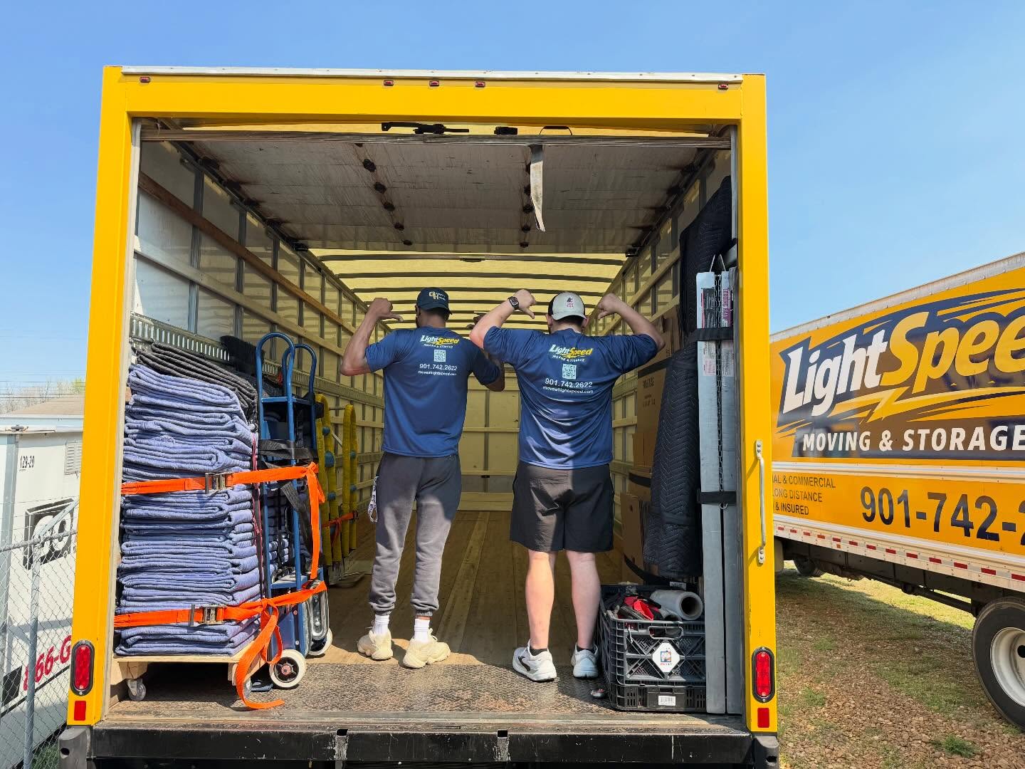 The 'we just crushed it' pose.