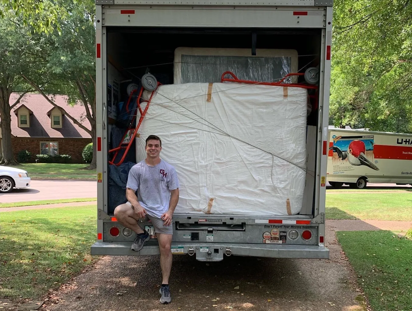 Garrett still rides on most jobs.